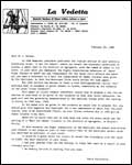 20.02.1988 La Vedetta scrive a John Hersey chiedendo il permesso di pubblicare